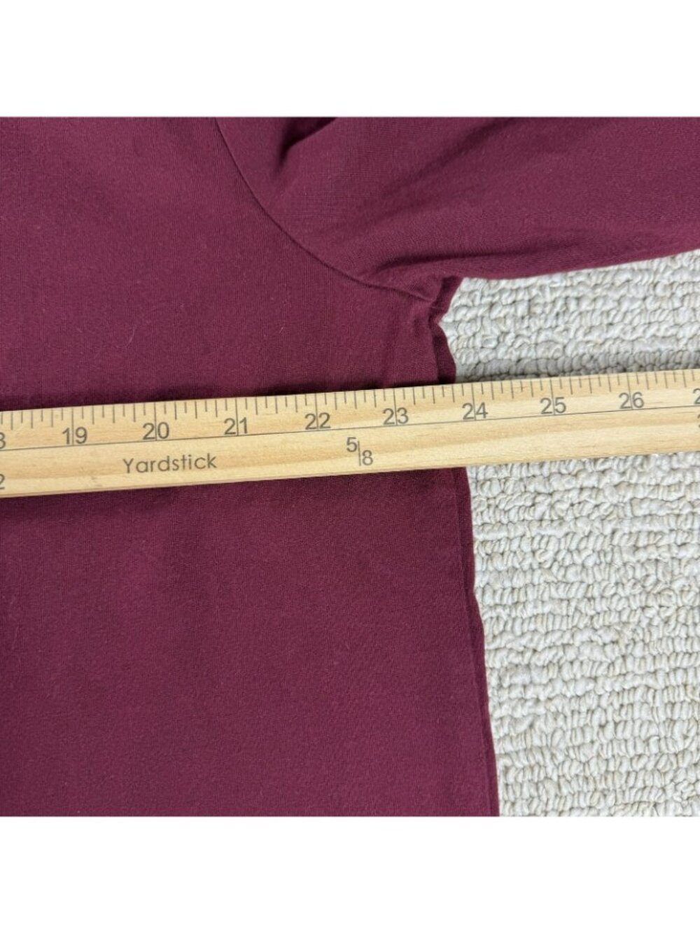 Polo Ralph Lauren Long Sleeve T-Shirt Maroon Men’s Size XL - Picture 5 of 8
